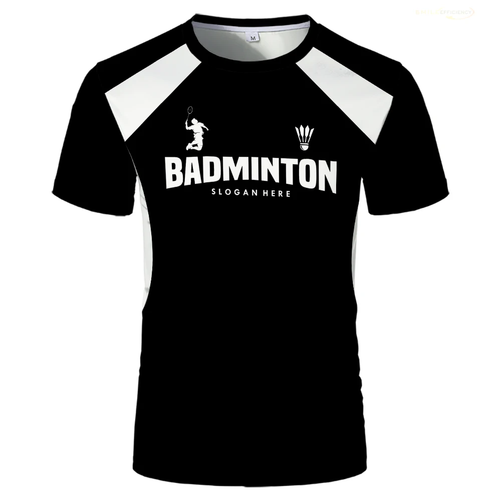 Badminton Jersey T Shirts Men & Women Quick Drying Sports Fitness T-shirt Breathable Round Neck Short Sleeved Training Tees