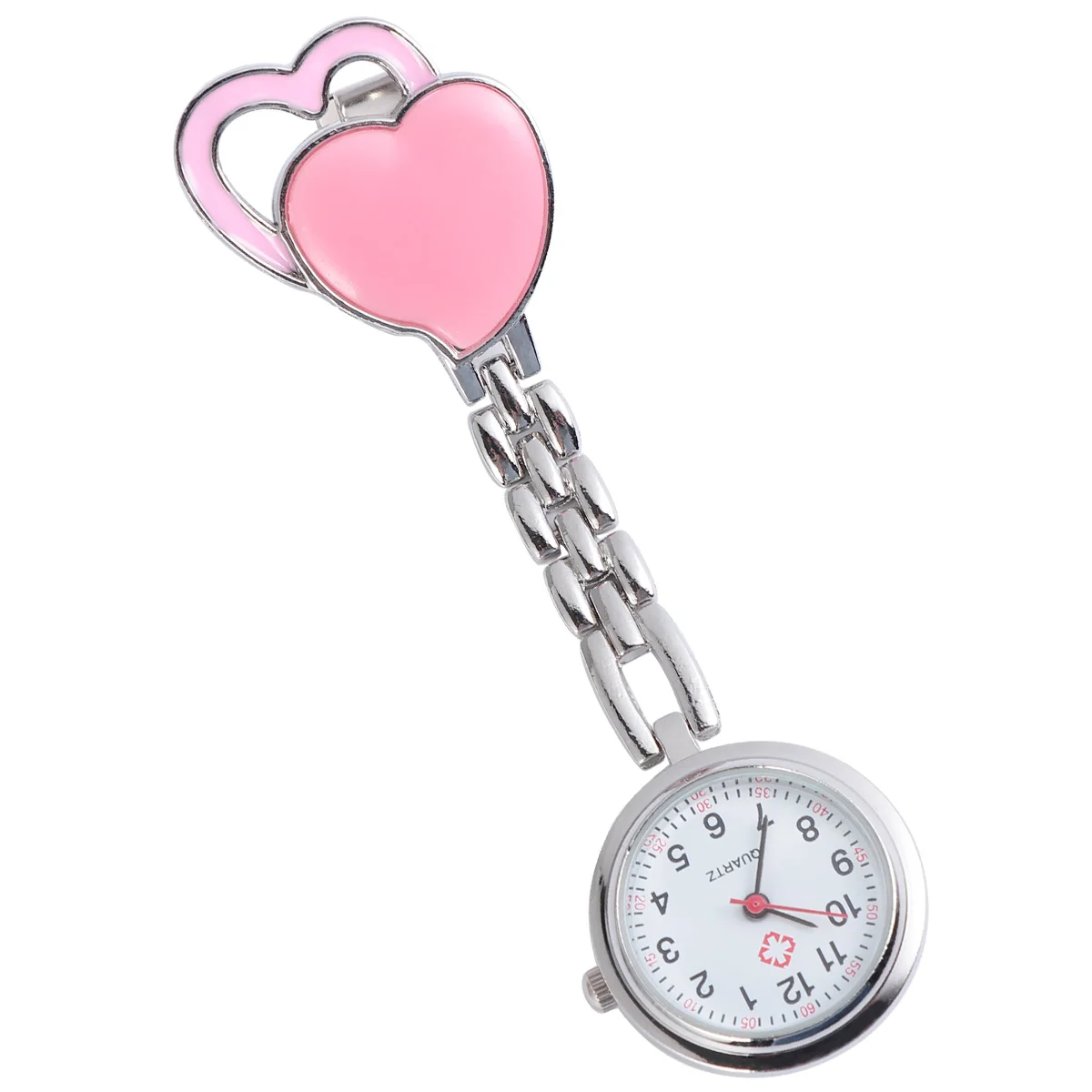 

Nurse Pocket Watch Heart Shaped Hanging Watches for Men Women Fashion Retro Decor Lightweight Long Lasting Exquisite Detail Easy