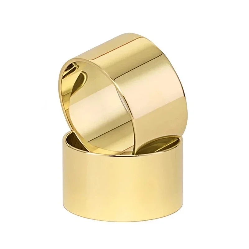 Brass napkin buckle, light luxury high-end hotel banquet decorations