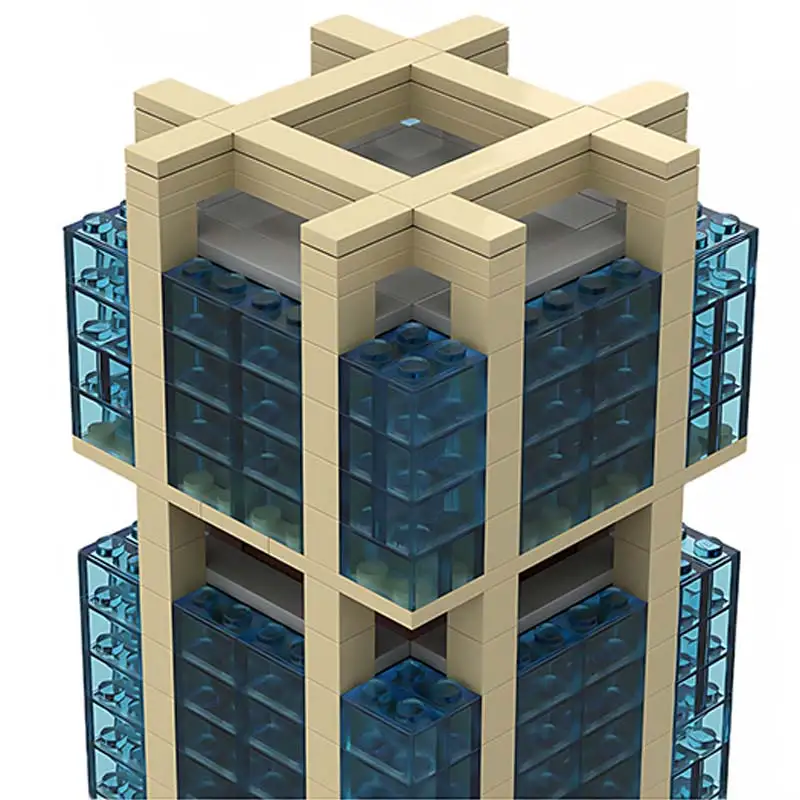 Ultieme collectie The One Model Set MOC-45980 Wereld Landmark Architectuur Bouwstenen Creatieve Bakstenen Speelgoed Verjaardagscadeaus