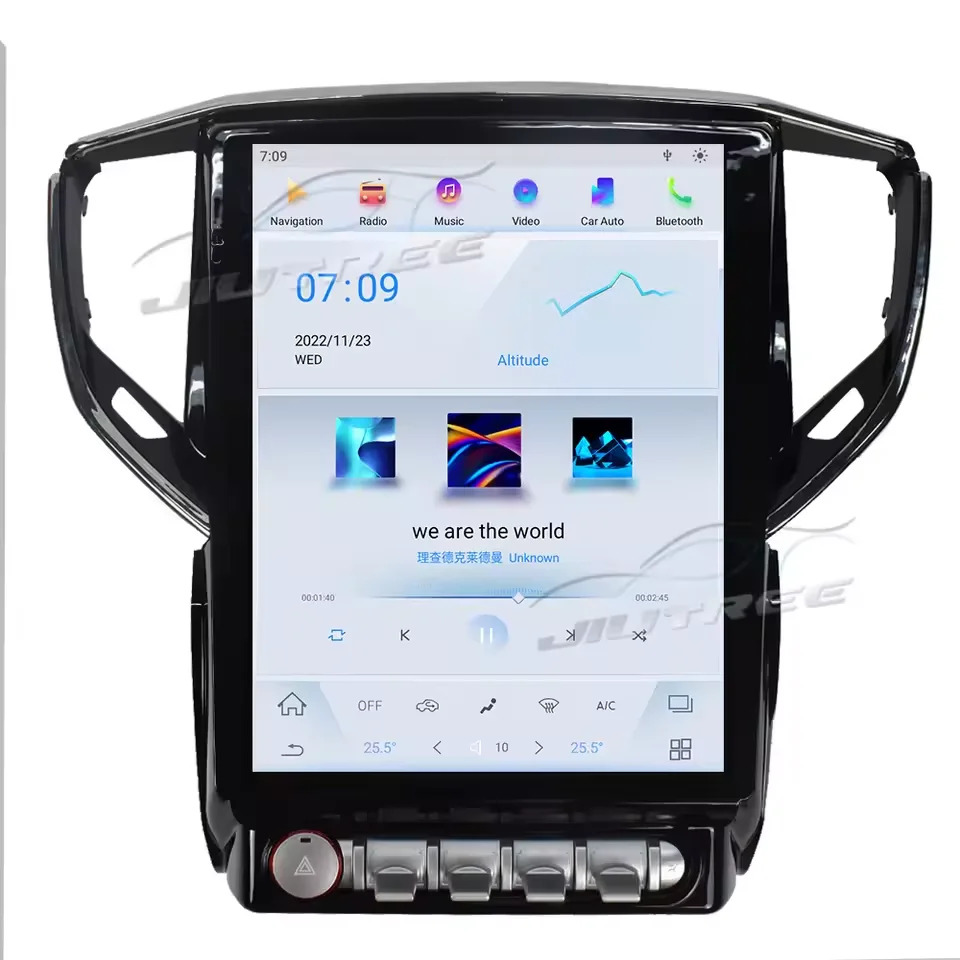 

JIUTREE 12.1 Inch Android 13 Multimedia Car Radio for Maserati Ghibli 2013 - 2019 Tesla Style Auto Stereo Screen Navigation GPS