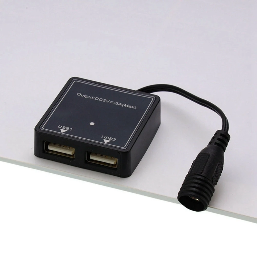 [A92P!】 1X8W 12V Dual USB/DC Flexible Solar Panel Efficient Car Battery Charge Camping