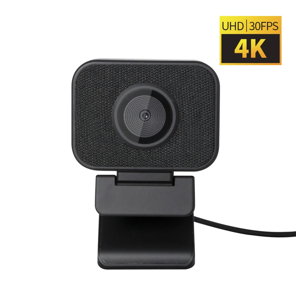 HDKATOV Fixed Focus Type-c Webcam Camera/webcam Live Streaming Camera with Microphone 4K UHD USB Plug and Play Pc Stock Support