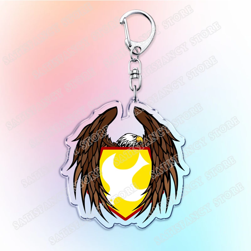 سلسلة مفاتيح Eagly Peacemaker للإكسسوارات John Cena Eagle Peace Keyring Vigilante Education مجوهرات هدايا الأصدقاء #3