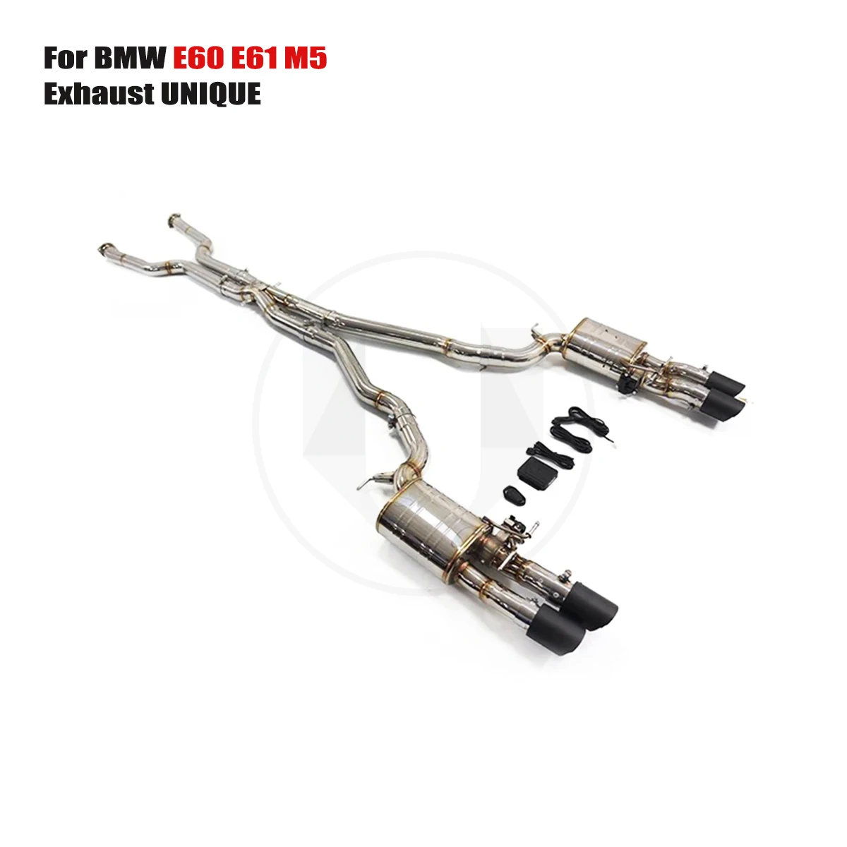 

UNIQUE For BMW E60 E61 M5 5.0L T304 Stainless Steel high performance catback valve exhaust system with exhaust muffler