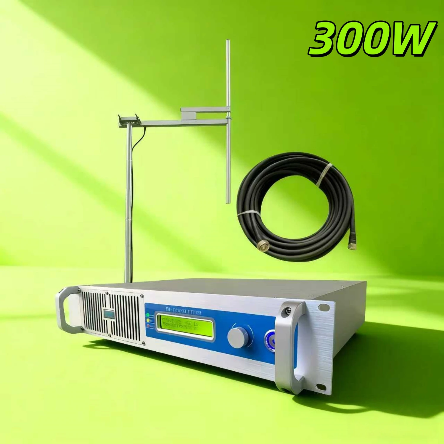 

HP- Reliable 300W FM Transmitter (with Antenna & Cable) for In-Vehicle Radio Services