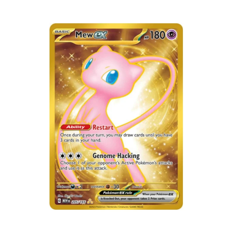 Pokemon Cards PTCG Scarlet Violet 151Booster Anime Game Characters Self Made English Version DIY Collection Flash Cards Toy Gift