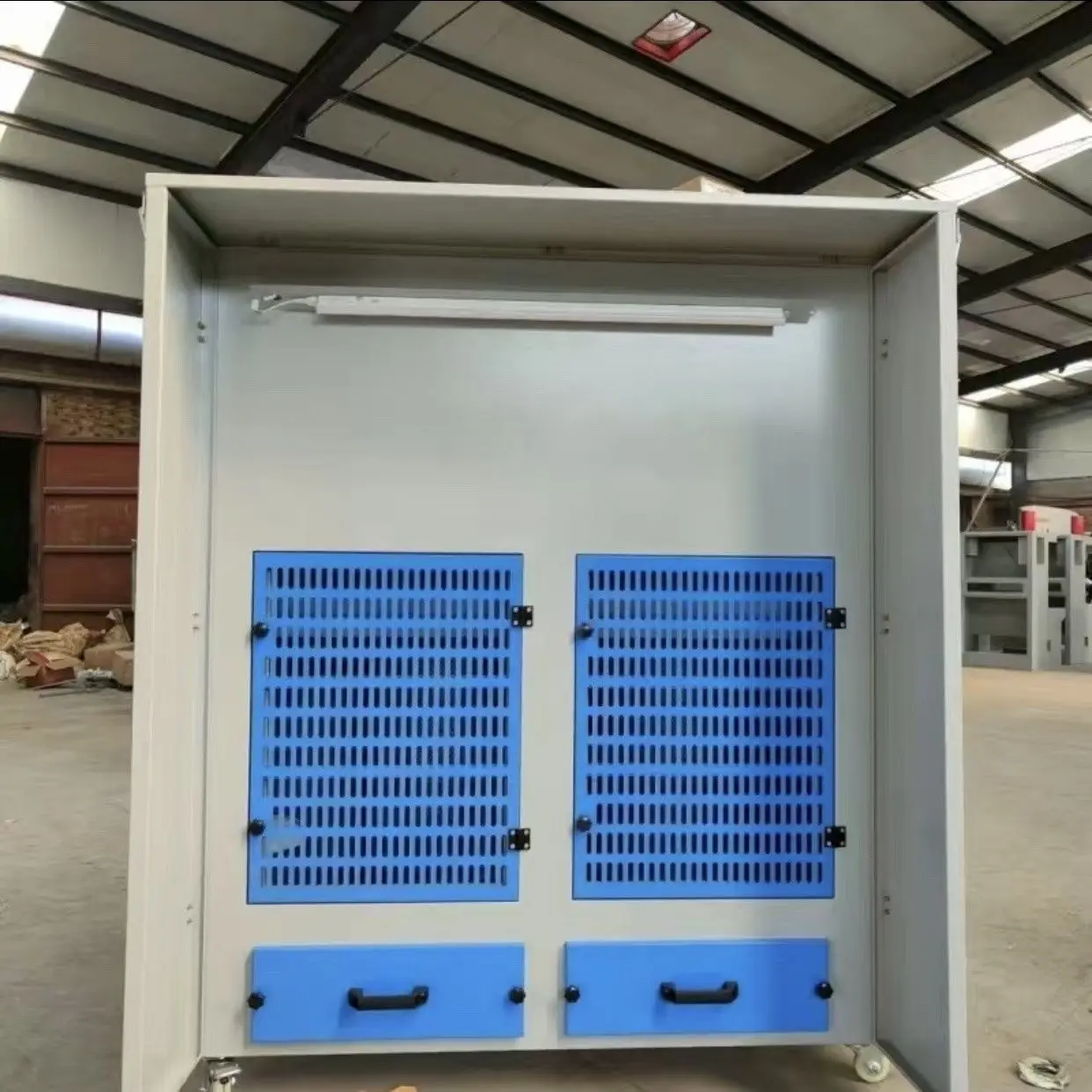 Carbon steel industrial mobile grinding table suction dust removal equipment collection vacuum cleaner