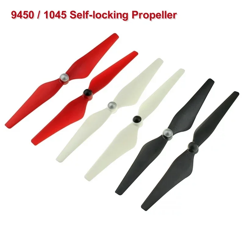 

2Pairs 9450 / 1045 Self-locking Tightening Propeller 2212/2216 For RC Aerial Model Quadcopter Multiple rotors Drone Paddle Parts