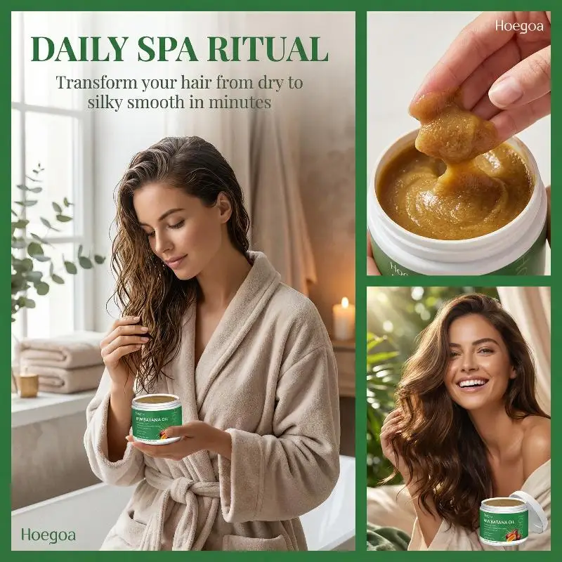 Batana Hair Care Balm Nourish Moisturizer Smooth and Tame Dry Frizzy Hair Perfect for Daily Styling