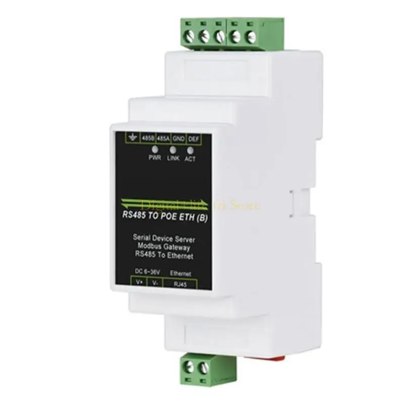 

E06D Industrial Serial Server RS485 to RJ45 Ethernet Module TCPIP to Serial for Data Transmission Serial Port Server