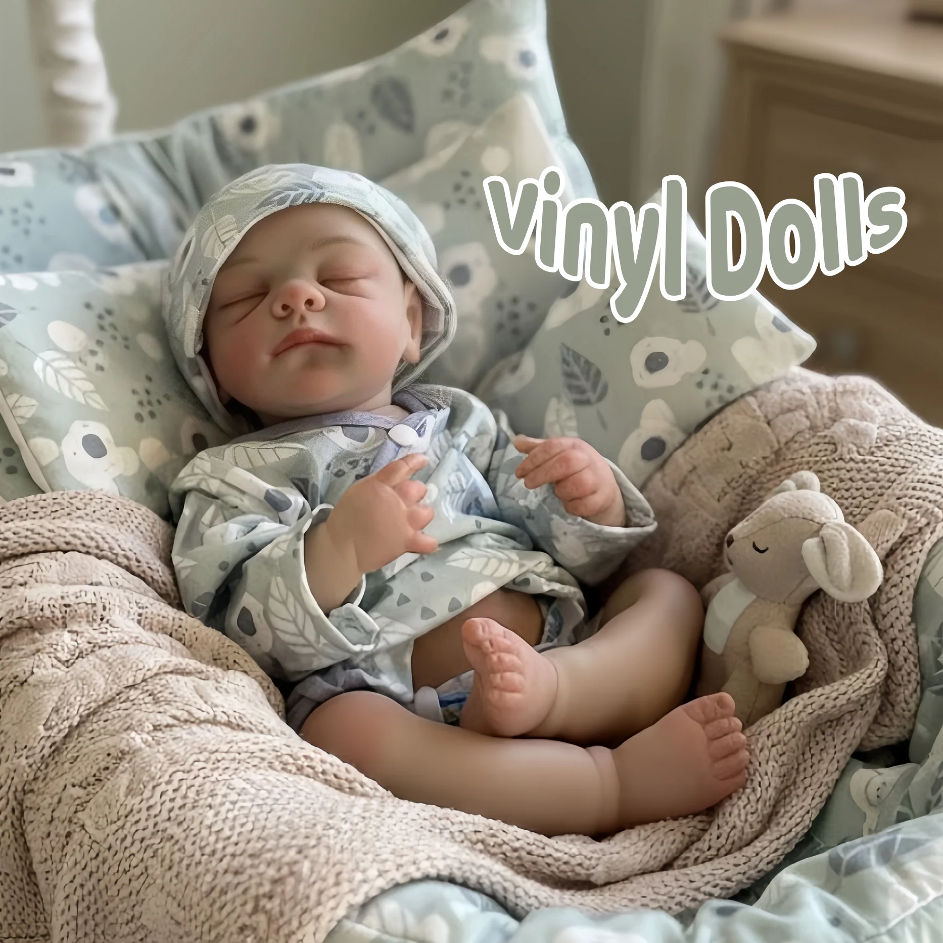 18 بوصة/45 سنتيمتر قابل للغسل تولد من جديد فتاة و دمى صبي مع شعر مطلي لمسة ناعمة الفينيل الجسم نابض بالحياة تولد من جديد دمية بيبي تولد من جديد دي سيليكونا