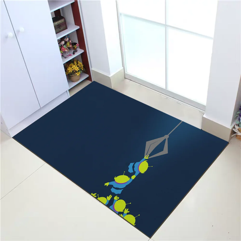 Toy Story Alien Kitchen Mat Home Mat for Hallway Living Room Rugs Rug Entrance Doormat Carpet Floor Mats Doormats Foot Bath Door