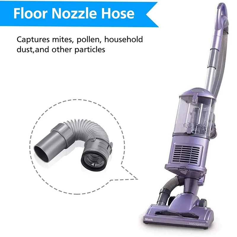 Tubo flessibile per ugello per aspirapolvere da 2 pezzi compatibile per aspirapolvere Shark Navigator Lift-Away NV350, NV351, NV352, NV356, NV357