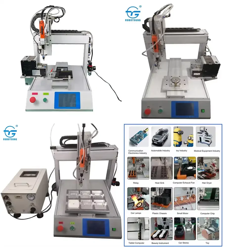YS-L331E Auto Screwdriver With a Feeder Automatic Screw Tightening Machine Set for Magnetic Screw for Wood