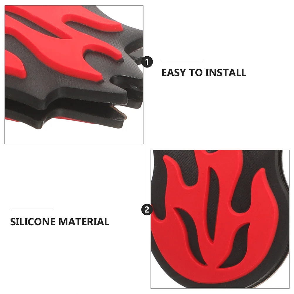 Ammortizzatore di vibrazioni in silicone per racchetta da tennis a fiamma da 4 pezzi per ridurre le vibrazioni della mano