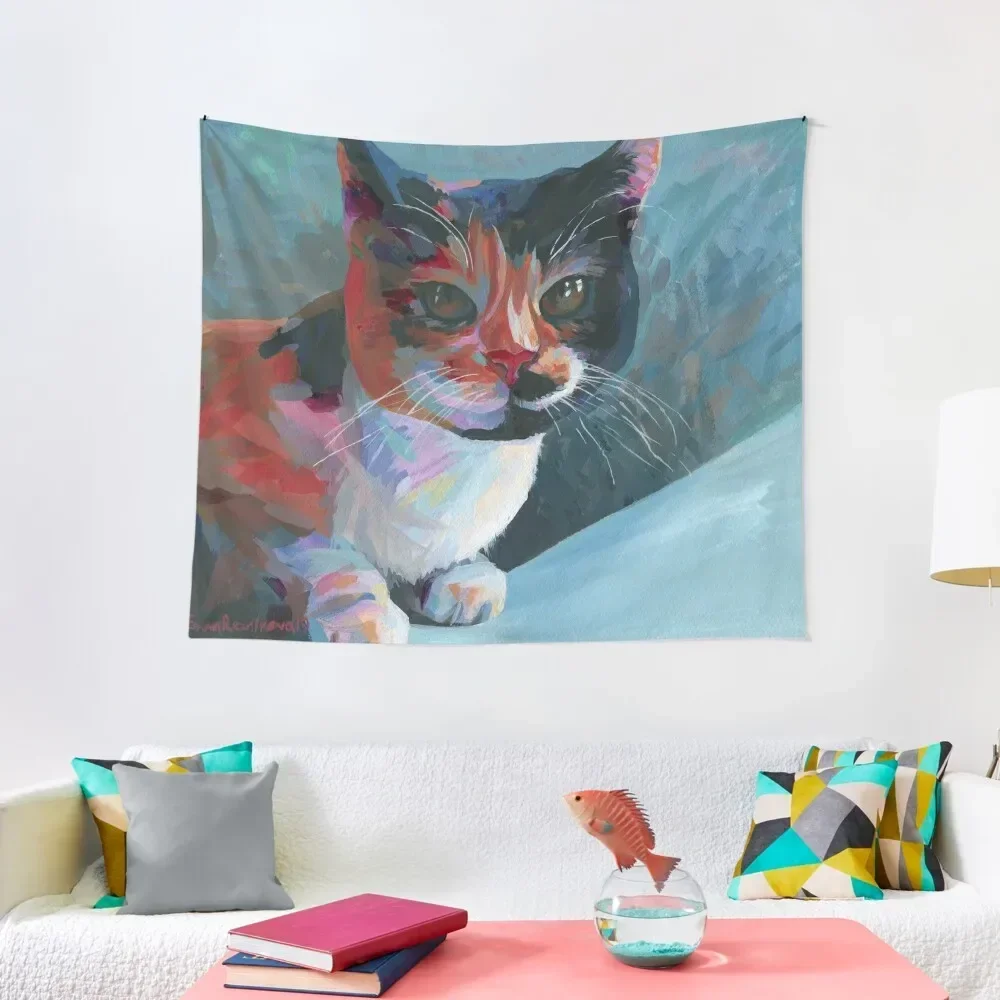 

Bright cat Tapestry Wall Tapestries Aesthetic Room Decor Korean Room Aesthetic Wallpapers Home Decor Tapestry