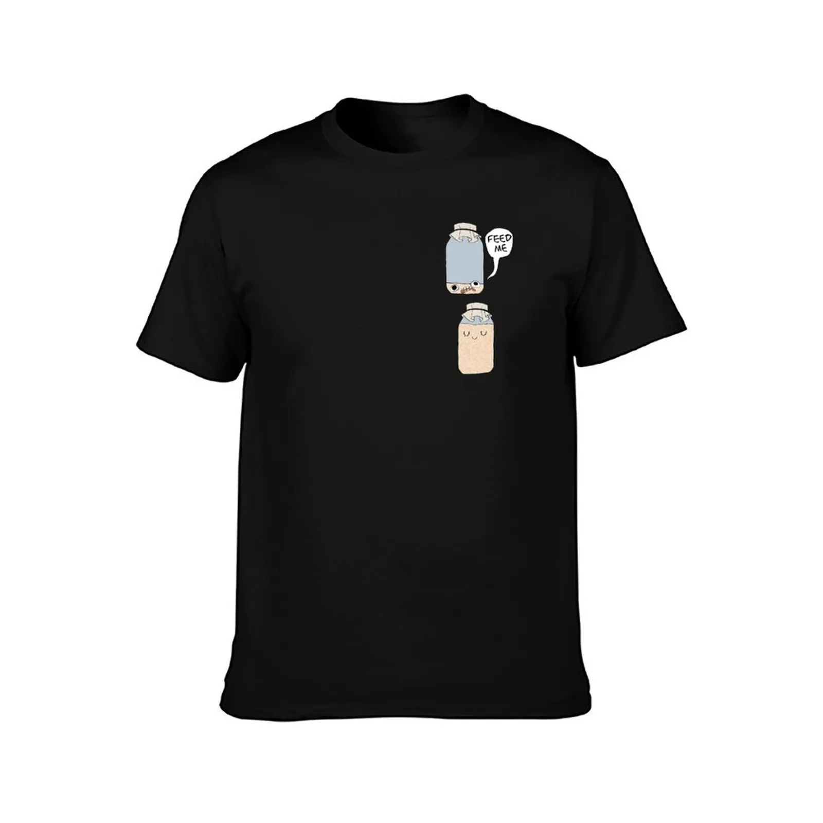 Sourdough Starter Jar T-Shirt Soft Cotton Print T-Shirt