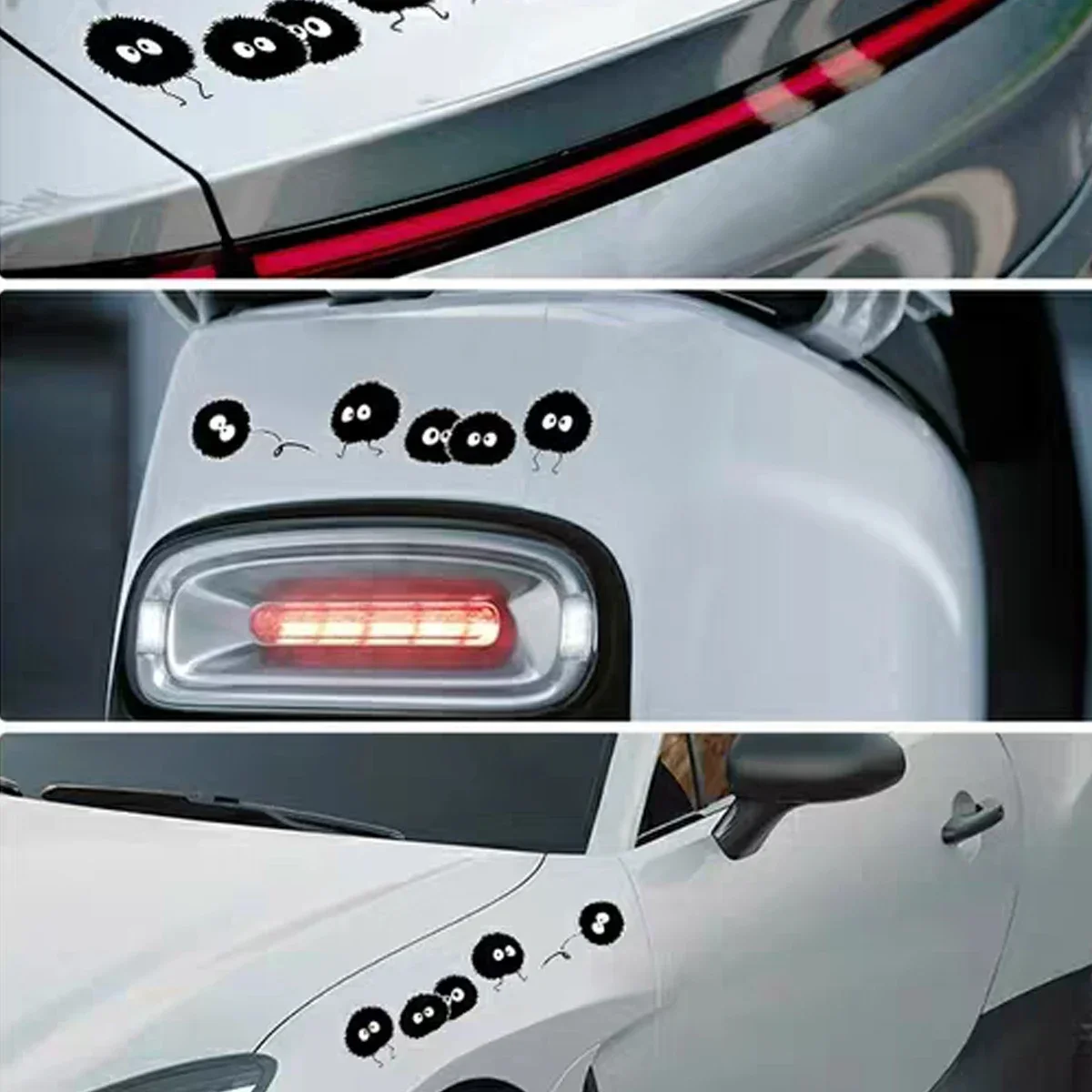 JDM Small Briquette Decals Motorcycle Side Strip Bike Helmet Car door Body Window Rear Windshield Skateboard Laptop Stickers image 4