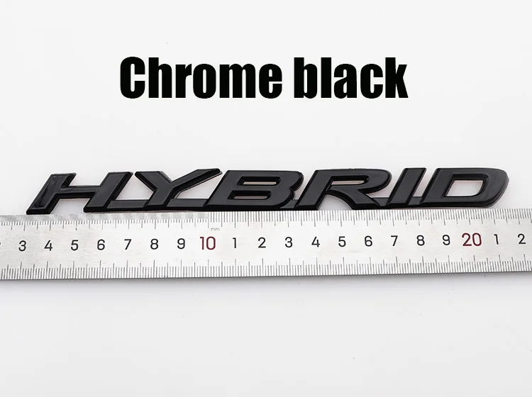 1 قطعة ثلاثية الأبعاد سيارة معدنية الهجين الخلفي لاصق الشعار الحاجز الجانب شعار الحاجز الجانب الذيل الباب جذع ملصق سيارة الخلفي ملصق اكسسوارات #3