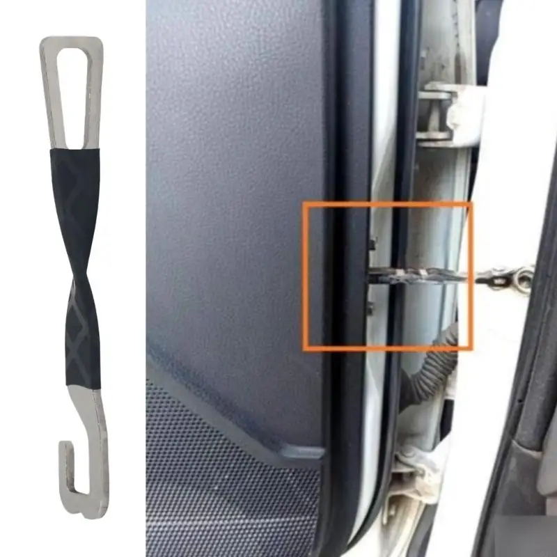 Outil d'entrouverte porte voiture, support porte en acier inoxydable pour circulation l'air voiture garée,