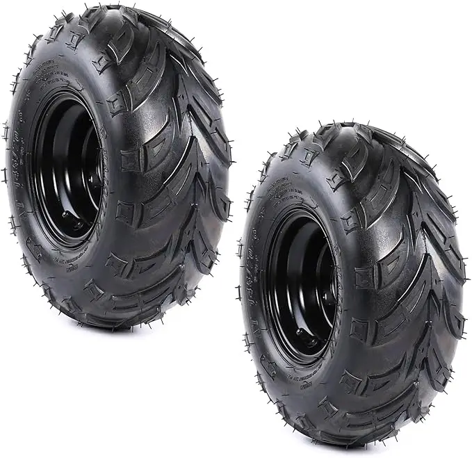 

ATV Tires 145/70-6 Wheels with Rims | Tubeless tire for Go Kart UTV Quad Bike 2PCS