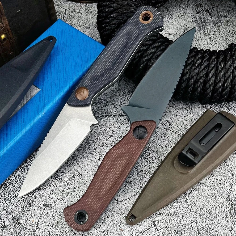 

Многоцелевое режущее фиксированное лезвие для кемпинга и рыбалки с ножнами, стальное лезвие 8Cr13Mov, ручка G10, инструмент для повседневного джунглей
