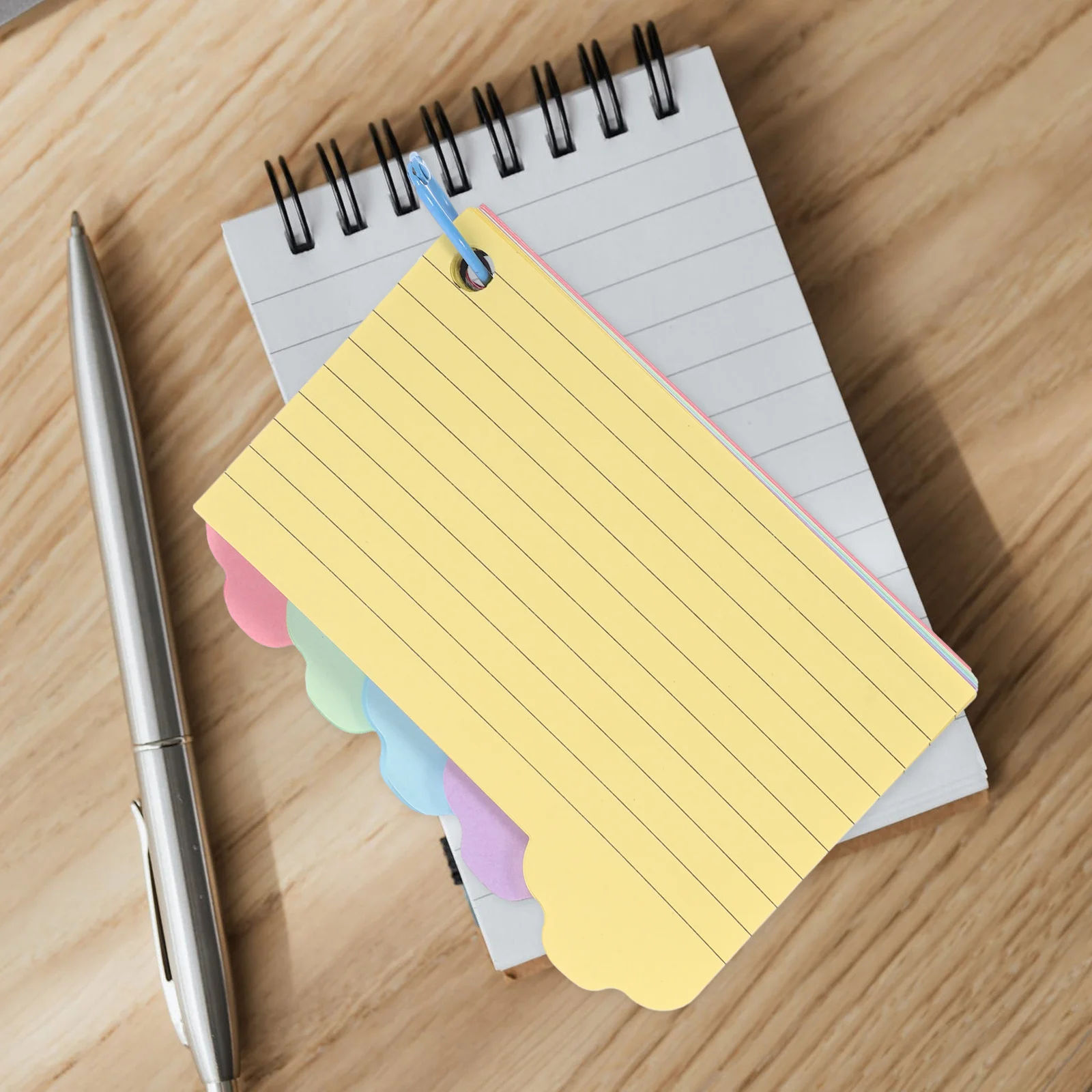 Flash Cards Index for Studying with Holes Punched Rings Color Note Colored Bulk Notecards