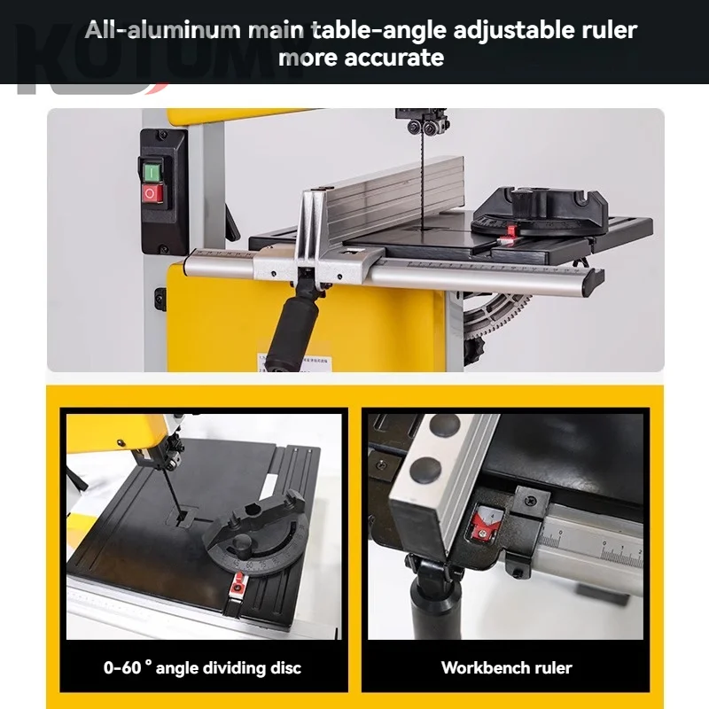Vertical Band Saw Machines Benchtop Cutting Bandsaw Wood Cutting