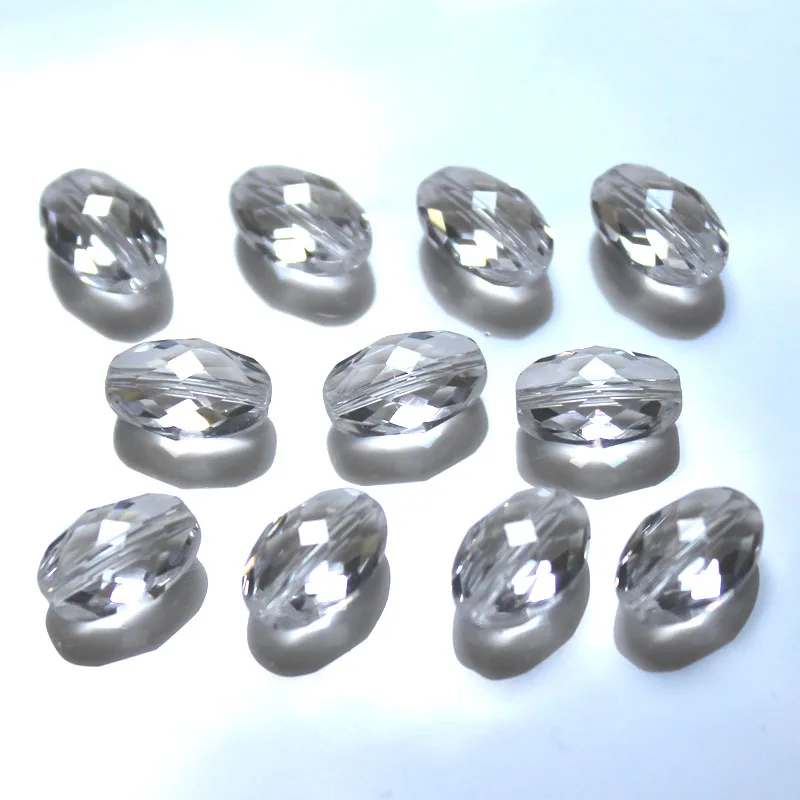 StreBelle AAA Multi Colors 11*8mm DIY Glass Oval Beads Fit for Bracelets Necklaces European Fashion Jewelry Making 50pcs/Lot