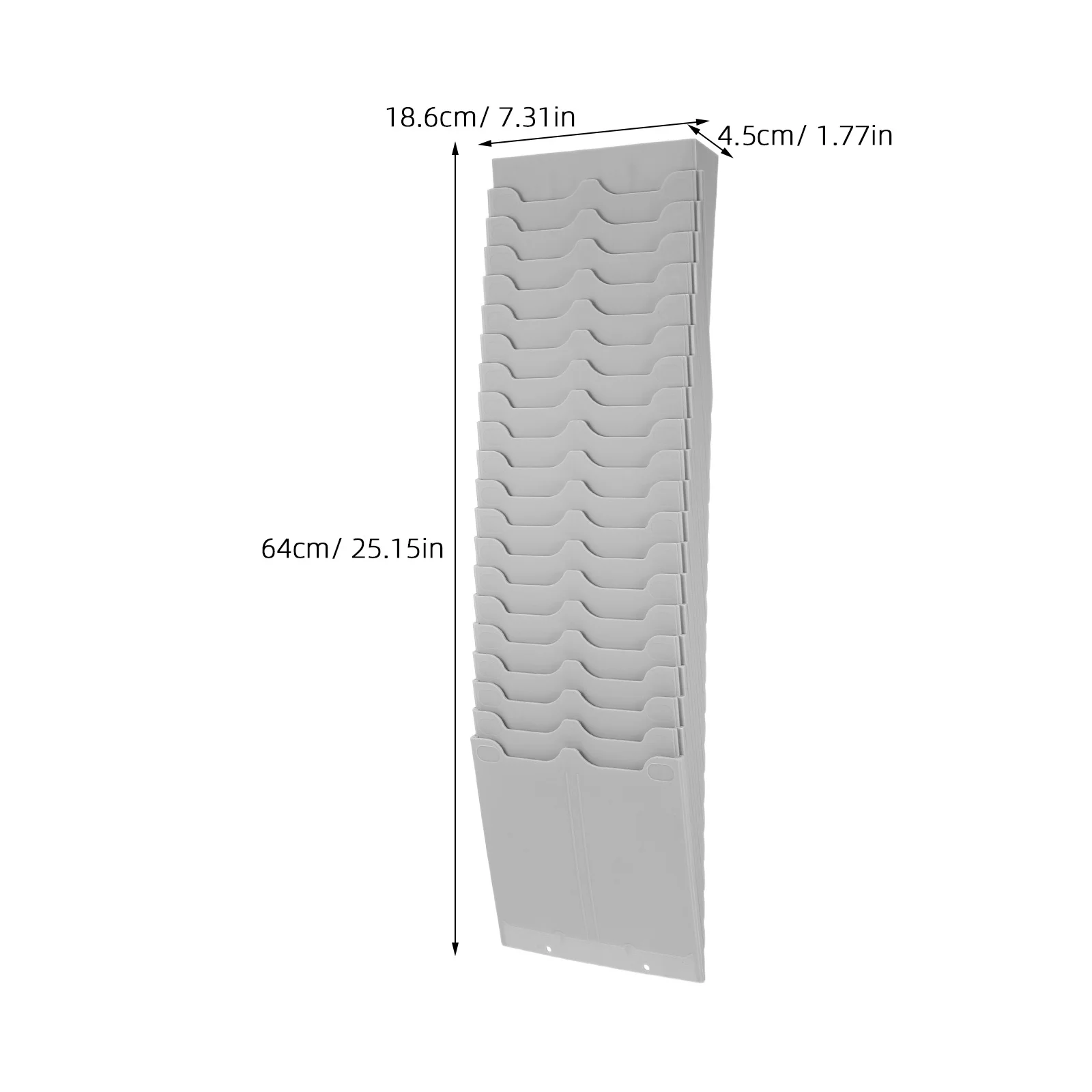 4Pcs Standing Attendance Cards Holder Multi-Slots Timeclock Card Display Stand for Warehouse Materials Factory Supplies