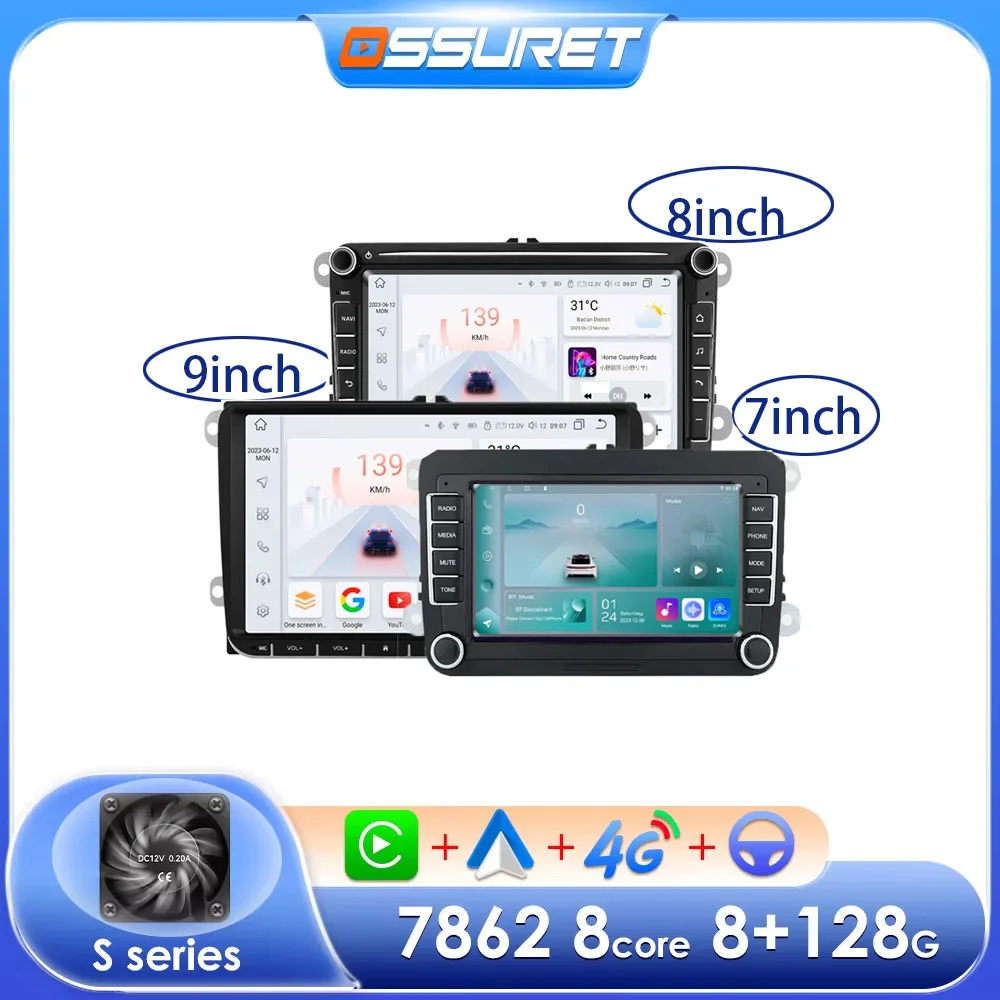 Android Car Multimedia for Volkswagen GOLF 5 POLO 6R Touran Passat Scirocco Caddy Jetta Amarok Skoda Carplay Car Radio Player