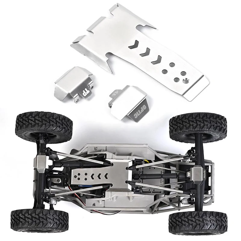 

1 комплект металлической защитной пластины шасси для 1/10 RC Crawler VP OPTIC H10