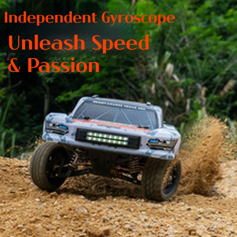 Coche todoterreno sin escobillas a escala 1:16, camión de caja corta 3100A, Control giroscópico con tracción en las 4 ruedas, vehículo de juguete con Control remoto de función completa