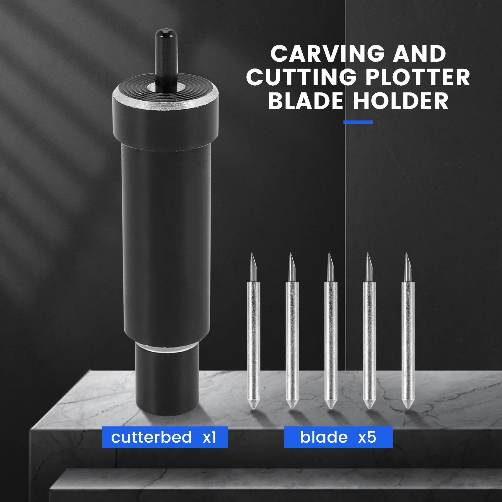 Replacement Deep Cut Blade+Housing Deep-Point DeepCut Blade for Cricut Maker Explore,Air and Air 2 Cutting Plotter