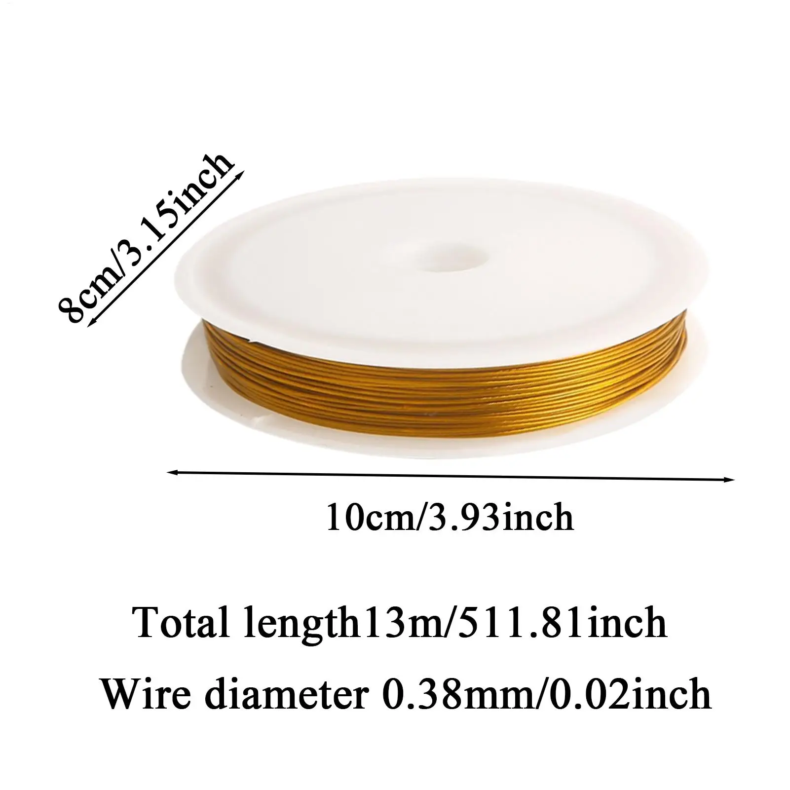비드 와이어 스테인레스 스틸 얇은 구슬 와이어 골드 실버 스트링 스레드 공예 용품 수공예품 매니아 장식품