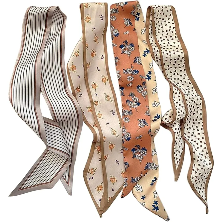 4Pcs Fashion Scarve… - image
