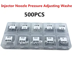 500PCS 3x7.2x0.1/0/2/0/3/0/5/1mm Diesel Common Rail Injector Pressure Adjusting Washer Gaskets for Cumminss for STR