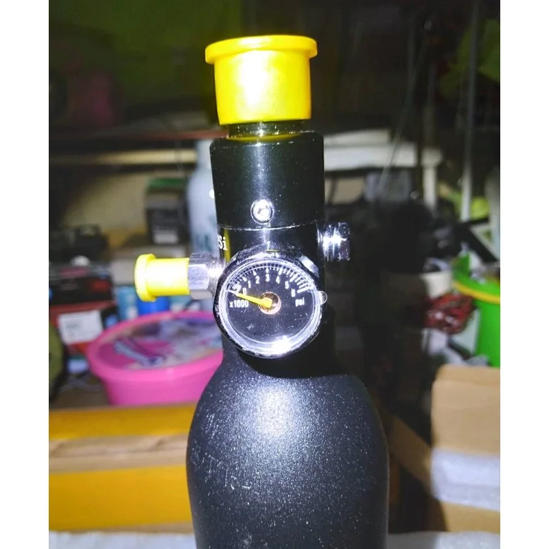 Regulador de cilindro CO2 para buceo y acuario con válvula - imagen 4