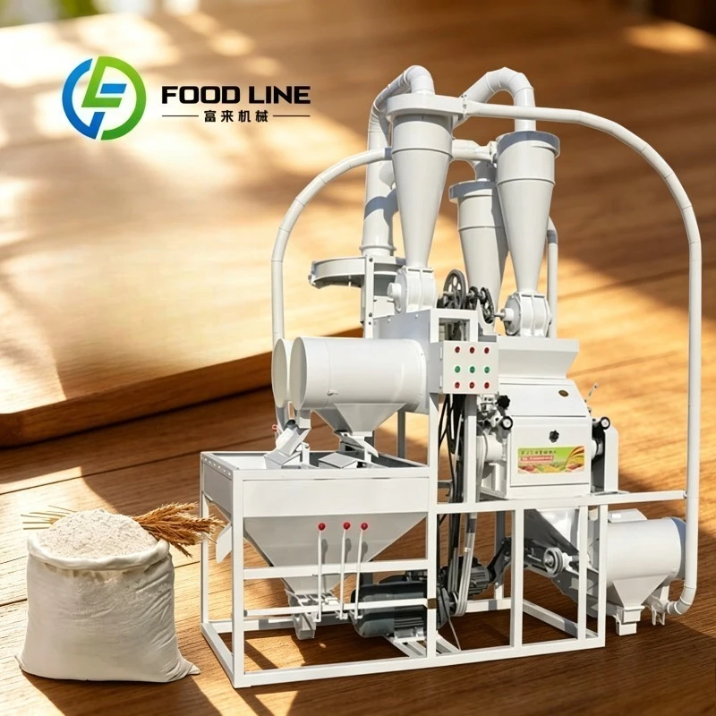 Fully Automatic Wheat Flour Milling Machine Gentle Grinding Structure Reduces Excessive Bran Mixing To Upgrade Flour Quality