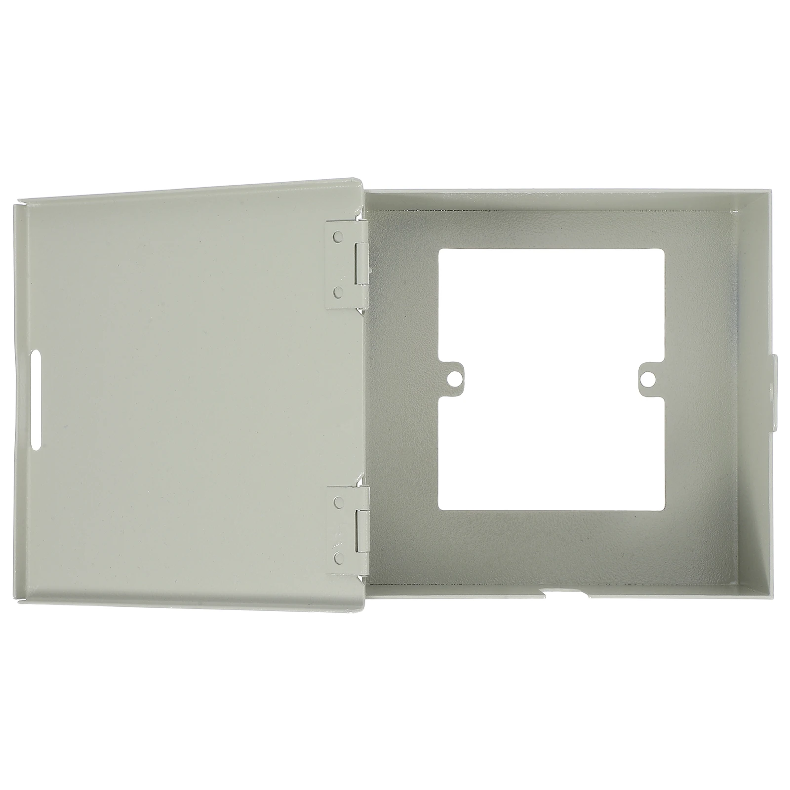 

Lockbox Metal Lockable Wall Socket Cover 4.8x4.7x2.8 Protective Heavy Duty Recessed Electrical Outlet Protector Safety