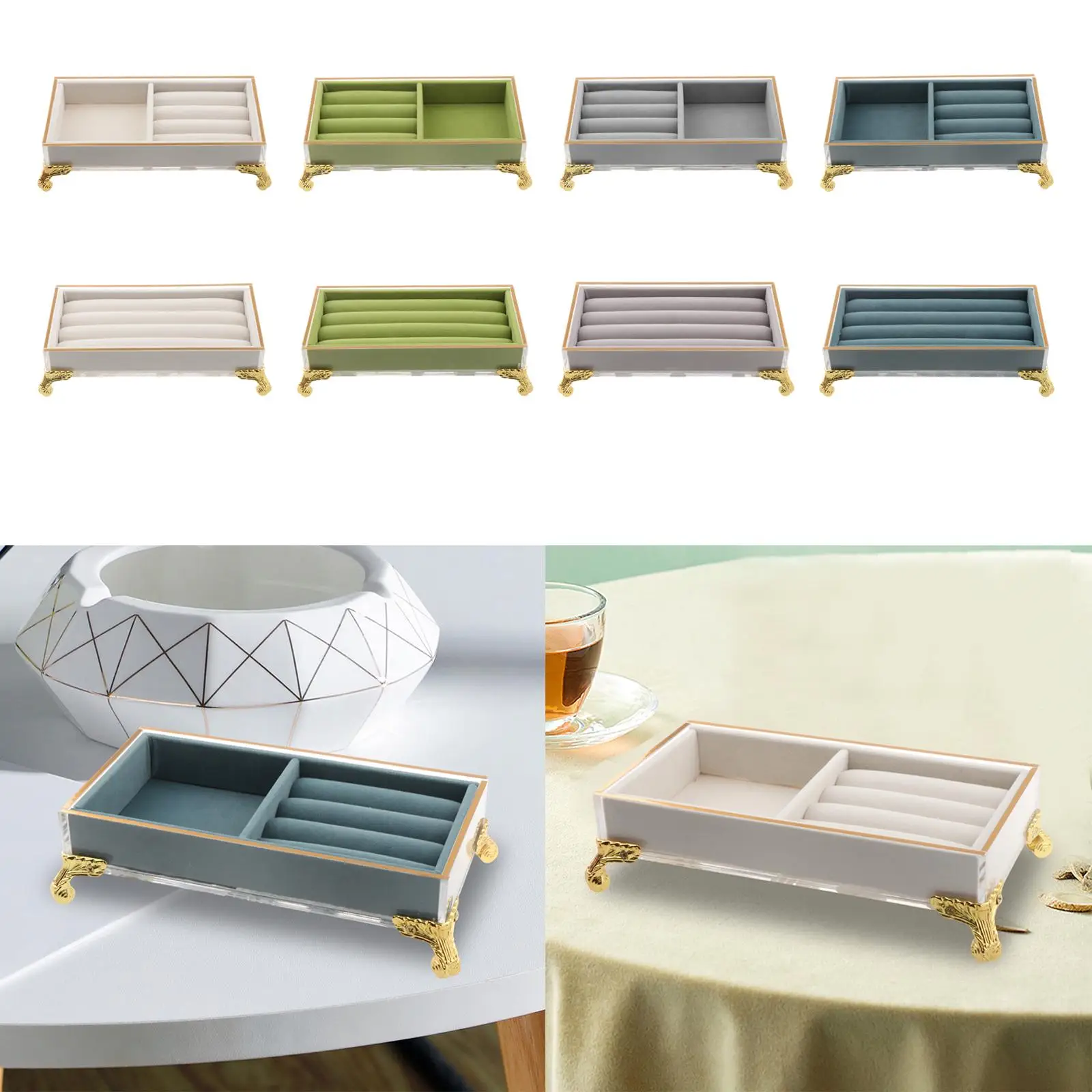 

Rings Display Holder Elegant Empty Rings Organizer Rings Stand Jewelry Display