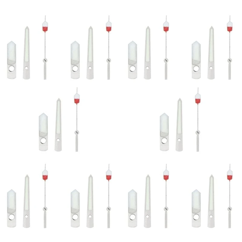 A32HOT-10X SBDX001/SBDC001/SKX007/SRP777 Hands Set For NH35 NH36 Watch Movement 3 Pointers Green Luminous Needles