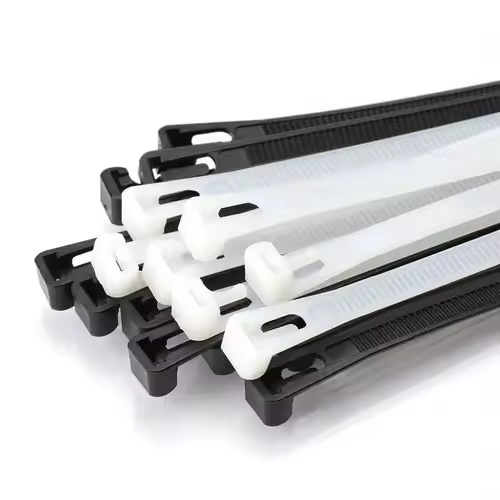20pcs Plastic Reusable Cable Ties 8*200/250/300/450 Releasable Nylon May Loose Slipknot Recycle High Quality DIY - Image 4