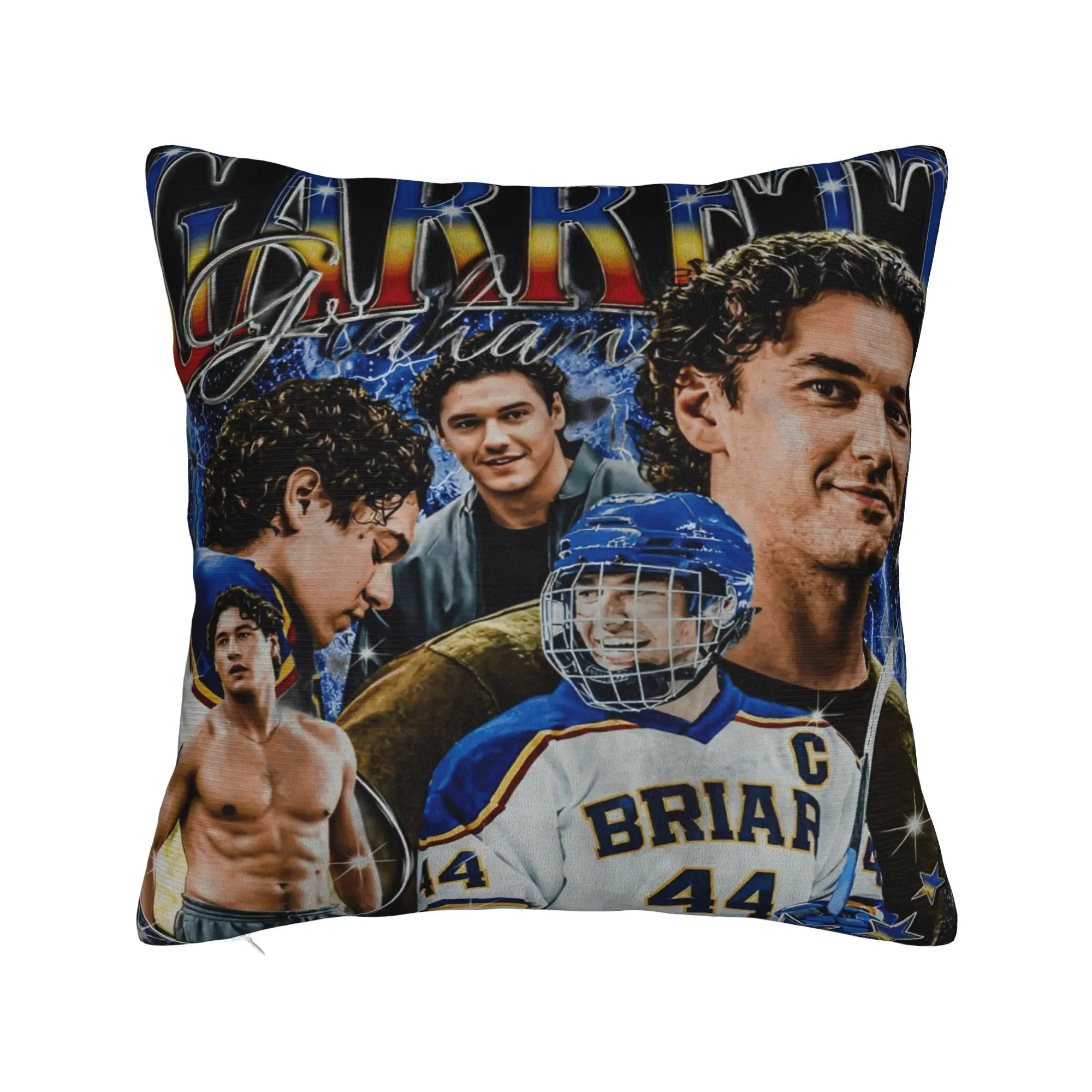 Campus Briar University Garrett Graham Bootleg Pillow Case  Design Pillow Cover Vintage Cushion Cover For Sofa Home Decoration