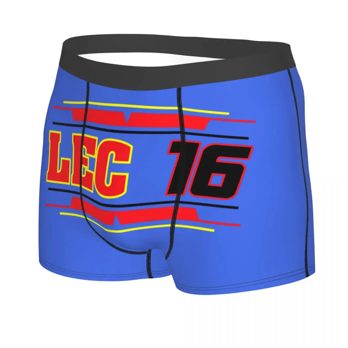 Custom Male Funny Charles Leclerc Sport Car Racing 16 Underwear Boxer Briefs Stretch Shorts Panties Underpants