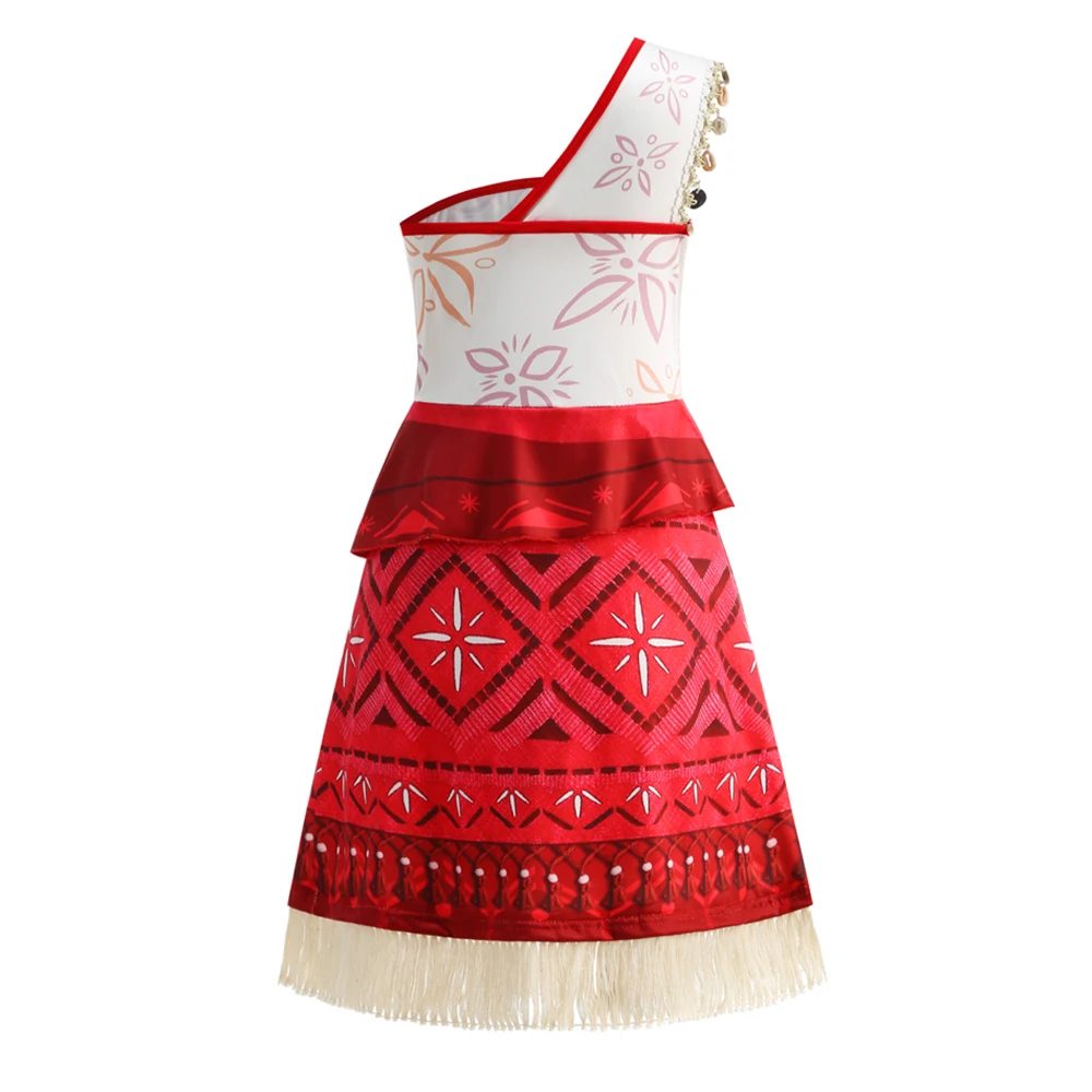 Girls New Moana Dress Halloween Party Adventure Costume Girl Princess Fancy Clothes Children Vaiana Pet Pig Outfit