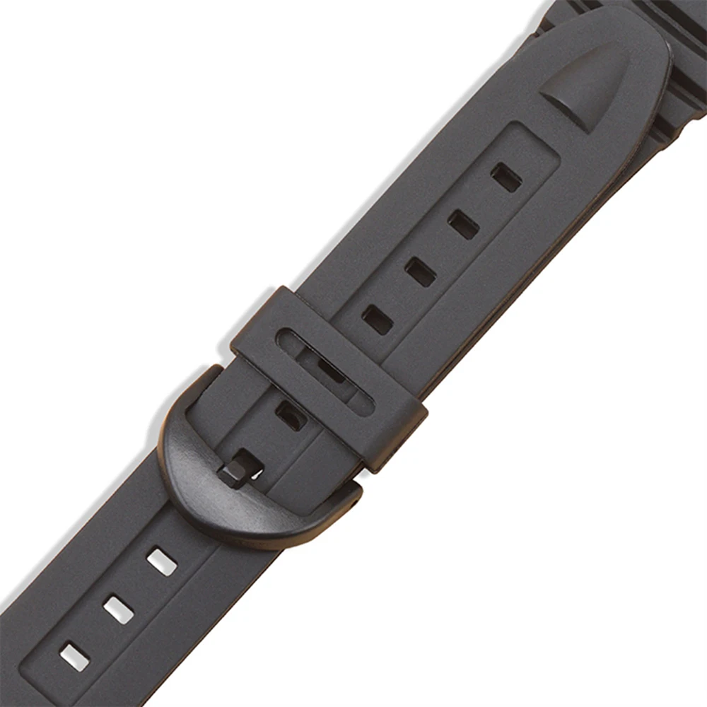 Vervanging Watch Band Pols Voor Casio W96H W-96H Band W-96H-1AV W-96H-9AV Sport Horloge Accessoires Waterdichte Pu Riem