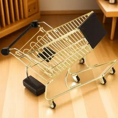 

Makeup Sponge Holder Shopping Cart Shape Durable Iron Material Portable Makeup Powder Puff Drying Rack Breathable Sponge Egg