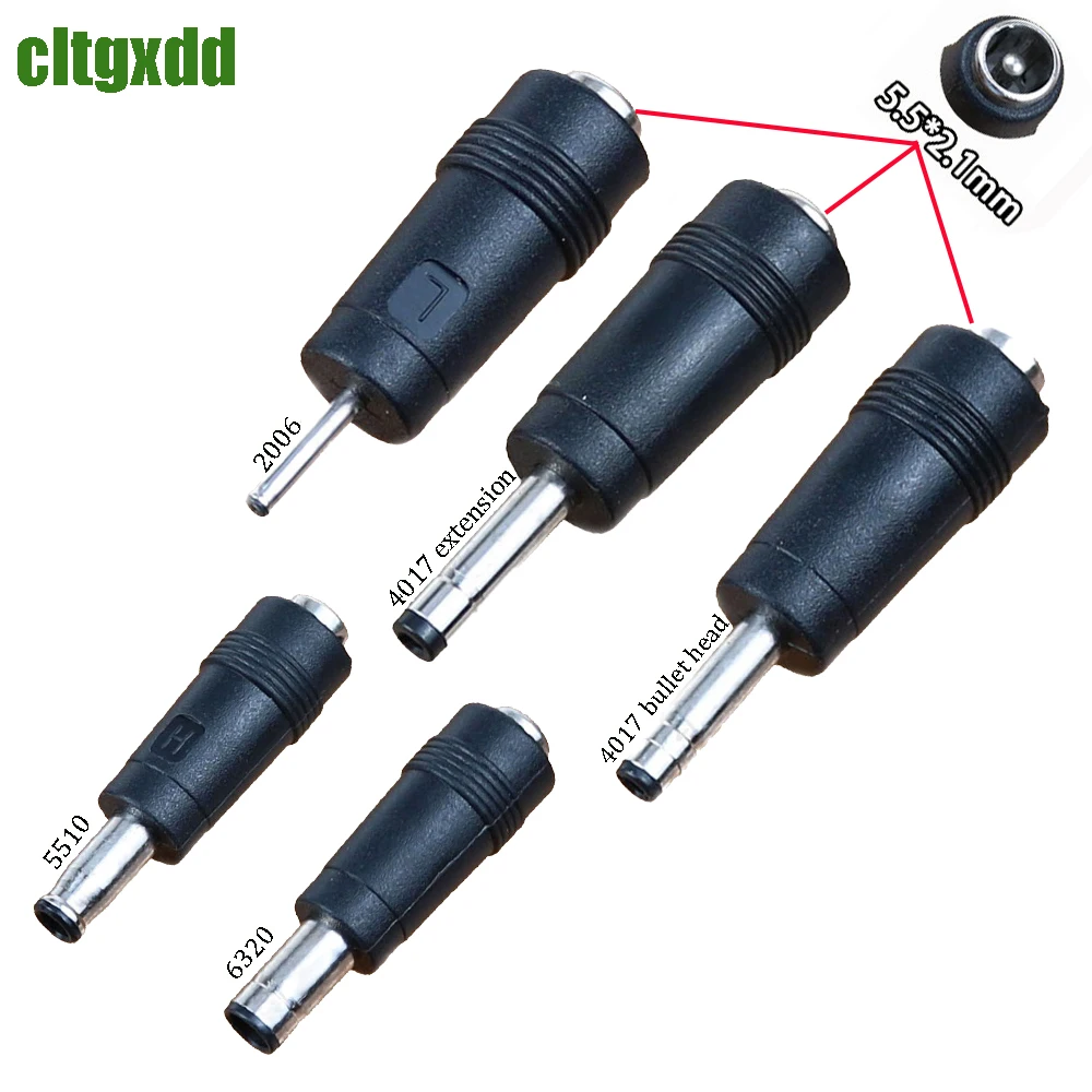 Cltgxdd DC Round Mouth 5.5*2.1 Female To DC 2006 Male/4017 Male Extension/bullet/5510 Suitable For Samsung/6320 Male DC Adapter